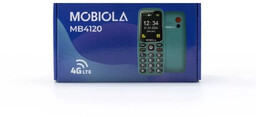 Telefon GSM Mobiola MB4120 4G dla seniora Turkusowy