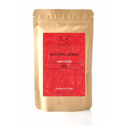 Naturalna Henna Czerwona, Soil & Earth, 100g