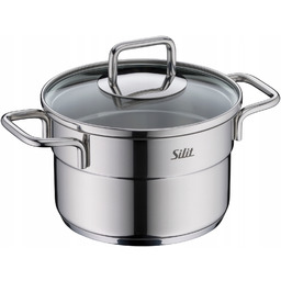 Garnek stalowy z pokrywką wysoki Silit Extra Cook