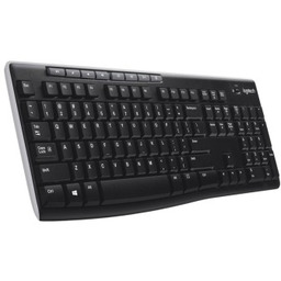 Logitech Klawiatura K270 (bezprzewodowa czarny USB) US