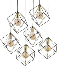 Wielopunktowa lampa zwisowa Alambre 2779 TK Lighting klatki