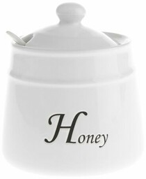 Ceramiczny pojemnik na miód Honey z łyżeczką, 530