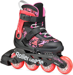 Rollerblade Microblade SL Black/Coral 2025 regulowane