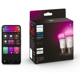 Philips Hue E27 6,5W RGBW BT 2-pak