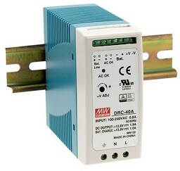 DRC-40A Zasilacz 40W 13.8V 2.9A. 13.8V 1A