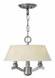 Lampa Hampton wisząca WHITNEY KINHELY szczotkowany nikiel -