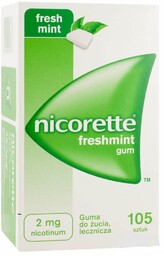 Guma NICORETTE 2 mg Freshmint 15 sztuk