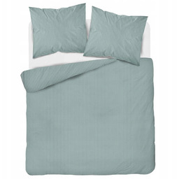 Pościel Pure Adamaszek Paski 160X200cm Miętowa Zielona Premium