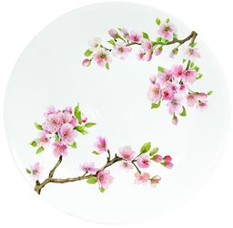 PORCELANOWY TALERZYK - Sakura - Kwitnąca Wiśnia (1083