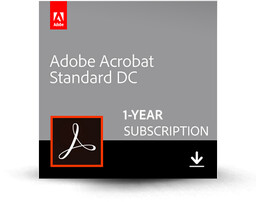Adobe Acrobat DC Standard MULTI Win/Mac 12 miesięcy/1