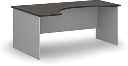 Biurko narożne PRIMO GRAY, 1800 x 1200 mm,