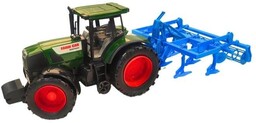 Traktor z pługiem