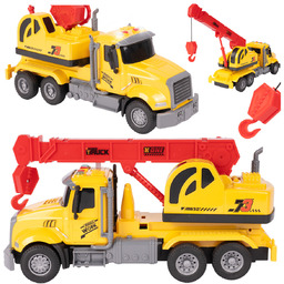 Duża Interaktywna Ciężarówka z Napędem i Efektami Dźwig