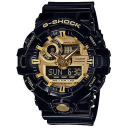 ZEGAREK MĘSKI CASIO G-SHOCK GA-710GB-1AER (zd140b)