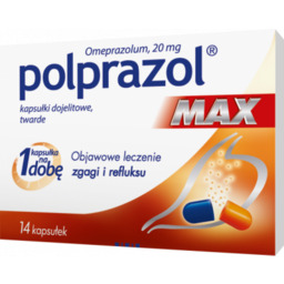 Polprazol Max, 14 kaps. -> Odbiór w Żabce!