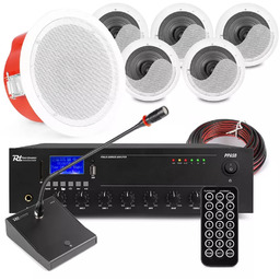 Zestaw nagłośnieniowy do Restauracji Lokalu Banku system nagłośnienia