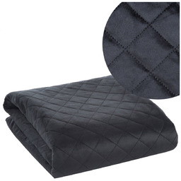 Narzuta 220 x 240 Pikowana Velvet Luiz5 Czarny