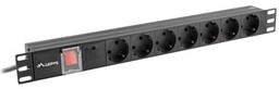 LANBERG Listwa PDU-07F-0200-BK (2 m) Czarny