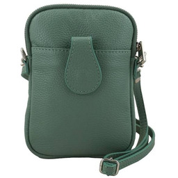 Listonoszka etui skórzane BARBERINI''S zielone 887-38