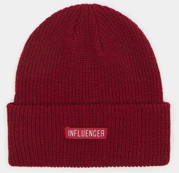 Sinsay - Czapka beanie - Bordowy