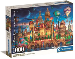 Puzzle 1000 Compact Downtown - Clementoni