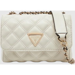 GUESS Biała kopertówka damska Giully