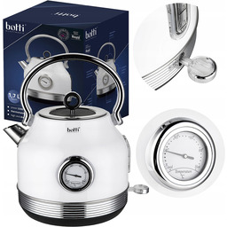 Czajnik elektryczny 1,7L Royal z termometrem Biały Botti