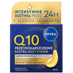 Nivea V q10 extra odżyw. Krem na noc