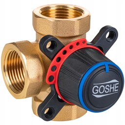 Zawór Mieszający 3-DROGOWY 1" Cal Trójdrożny Mosiężny Mieszacz