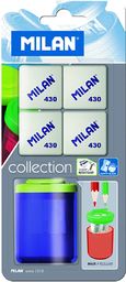 Blister sacapuntas Collection School + 4 gomas de
