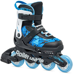 Rollerblade Microblade SL Black/Sky Blue 2025 regulowane