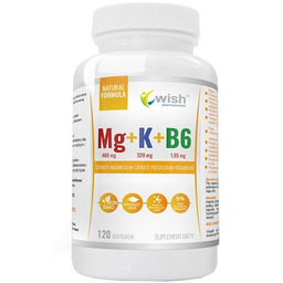Suplement diety, Wish, Witaminy i minerały, Mg+K+Vit B6,