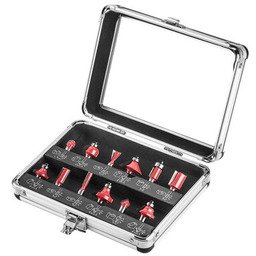 GRAPHITE Zestaw frezów 57H210 (12 elementów)