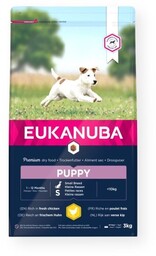 EUKANUBA Growing Puppy Small Breed 3kg chicken