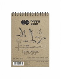 Szkicownik na spirali Happy Color 90g 80 arkuszy