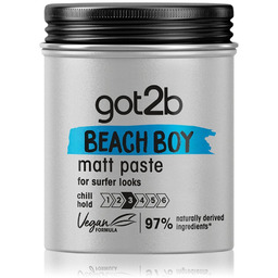 Schwarzkopf, Got2b Beach Boy, pasta modelująca matująca, 100
