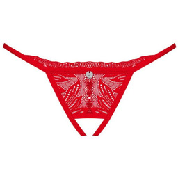 Otwarte Czerwone Stringi Chilisa Xl/2Xl Obsessive 100% ORYGINAŁ