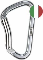 Salewa Hot Steel Bent karabińczyk, szary