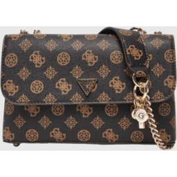 GUESS Brązowa kopertówka damska Calista