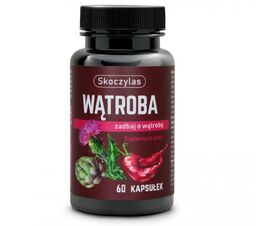 Skoczylas WĄTROBA ostropest, karczoch, kapsaicyna - 60 kapsułek