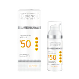 Bielenda Satynowy krem ochronny SPF 50 Supremelab Sun