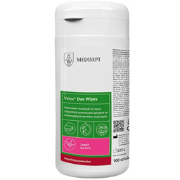 Medisept Dual Use, Velox Duo Wipes - puszka,