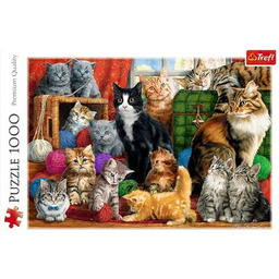 TREFL Puzzle Kocie spotkanie 10555 (1000 elementów)