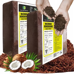 2x Podłoże Dla Roślin Ziemia Kokosowa Z Włóknem