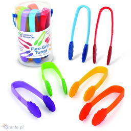 Kolorowe szczypce Flex-Grip - 6 sztuk