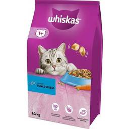 WHISKAS Adult Tuńczyk z warzywami - sucha karma