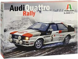 Italeri Audi Quattro Rally Zestaw Modelarski, Wielokolorowy,