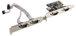 Lanberg Karta PCI Express - COM 9Pin x4