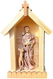 Kapliczka drewniana na figury