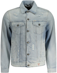 GUESS JEANS MĘSKA KURTKA SPORTOWA NIEBIESKA